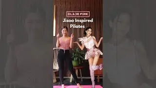Blackpink Jisoo pilates routine 💕 who’s your bias?!