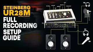 Steiberg UR28M Audio Interface Full Recording Setup GUIDE | DAW