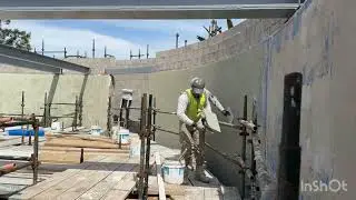Let’s do render on the block wall easy/ Rendering/ texture/ Hebel/ installation Foam