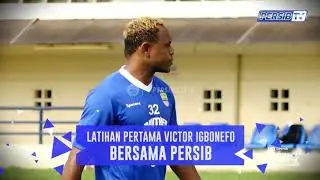 Latihan Perdana Victor Igbonefo bersama PERSIB