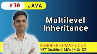 Multilevel Inheritance in JAVA | JAVA inheritance