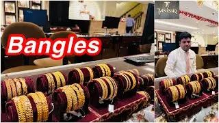 22kt gold bangle designs from Tanishq | Bangles | Gold bangles from HYDERABAD