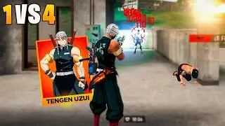 ESSE É O PODER DO TENGEN UZUI NO RUSHADÃO SOLO VS SQUAD!! FREE FIRE MOBILE