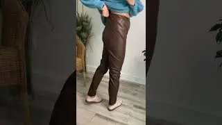 Брючки из искусственной кожи с AliExpress #aliexpress