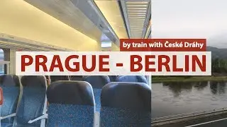 Prague to Berlin by train 🚄České Dráhy EC 174 Robert Schumann