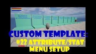 Custom Template 22 Attribute / Stat Menu Setup