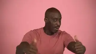 Black Guy Holding Thumbs Up!
