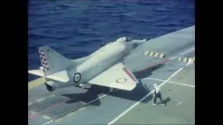 Royal Australian Navy A-4G Skyhawks operations aboard HMAS Melbourne (early 70s)