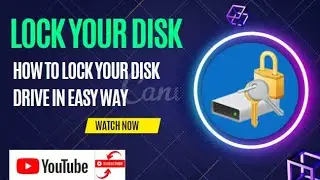 How to lock your disk drive....