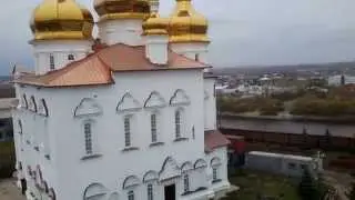 Колокольный звон в Свято - Троицком мужском монастыре города Тюмени