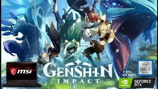 Msi Gf63 Thin 10SCSR I7 10750H 8gb Gtx 1650TI  Genshin Impact Gameplay High Setting