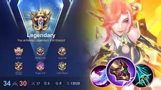 Silvanna Jungler Legendary 🔥 New Build Defense & Damage - MLBB