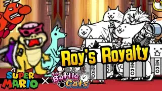 Super Mario x Battle Cats: 5-CASTLE Roy's Royalty