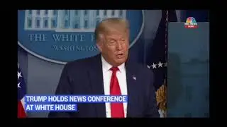 Trump eating his own tail