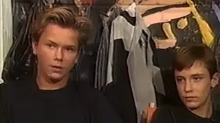 River Phoenix and Wil Wheaton - rare interview 1987