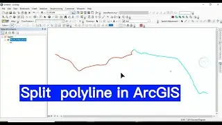 How to Split  polyline in ArcGIS