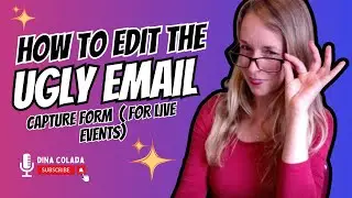 How To Edit The Ugly Email Capture Form In Canva [IT''S EASY TO GET EMAILS AT LIVE EVENTS]