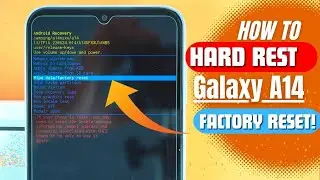 How To Hard Reset Samsung Galaxy A14 | Forgot Pattern/PIN Unlock