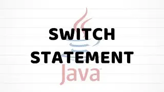 Switch Statement | Java For Beginners