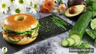 🥑 Bagel au saumon, avocat & fromage frais