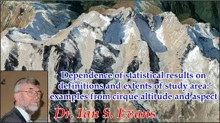 Dependence of statistical results on definitions and extents of study area: examples from cirque