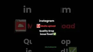 How to Upload High Quality Instagram posts and Reels? Upload Quality Issue Fixed 2025