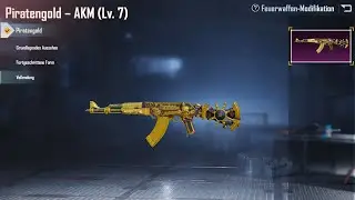 The Seven Seas AKM GOLD PIRATE MAX Pubg