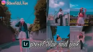 Tutorial edit Foto Blue and pink di Lightroom mobile ||ala selebgram