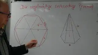 Die gleichmäßige sechseckige Pyramide