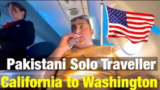 Pakistani Solo Traveller Traveling from San Francisco to Seattle Washington | Delta Airline Airport