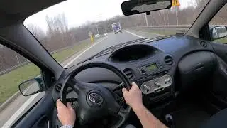 2003 Toyota Yaris (1.0 I 16V 68 HP) | POV Test Drive