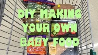 DIY MAKE YOUR OWN ORGANIC BABY FOOD