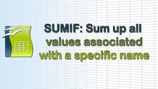 How to sum up all the values associated with a specific name in a list (Open Office 4)