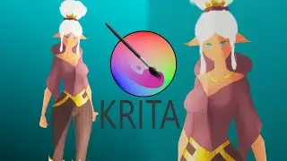 Practising Character Drawing in KRITA #2
