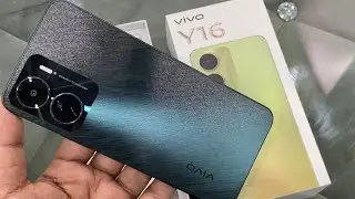 vivo Y16 4GB/64GB Steller Black Unboxing, First Look & Review🔥! Vivo Y16 Price, Specifications Etc.