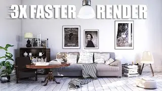 How To Speed Up Your Render 3X Faster Using V-Ray Denoiser