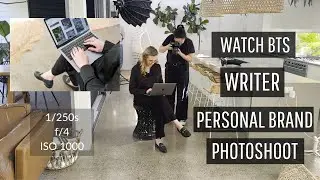 Watch BTS of Personal Brand Photoshoot with Writer & Blogger