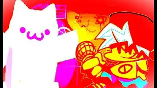 🐈 Белый кот Vs  🟪🟦🟩🟥