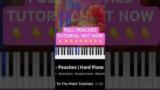 FULL PEACHES TUTORIAL OUT NOW #shorts