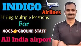 Airport vacancy 2024 | airport job vacancy 2024 | No Exam❌| IndiGo   airlines interview