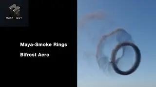 Creating Smoke rings In Maya Using Aero + free Maya file (link in description)