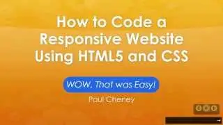 How to Hand Code a Responsive Website Using HTML5 and CSS