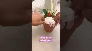 DIY Super Easy Easter Treat. #shorts #diy #easteregg