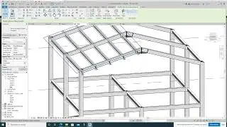 Drawing a Steel Skeleton Frame in Revit - Part 2