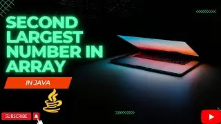 Find Second Largest Number in Array in Java || Basic Interview Question #java #javaprogramming