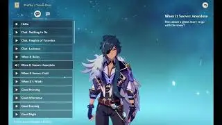 Kaeya voice-over: When It Snows: Anecdote  (Genshin Impact eng)