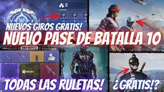 MIRA!! NUEVO PASE BATALLA 10! TODAS LAS RULETAS! Y LO NUEVO en Temporada 10 Aniversario | COD Mobile