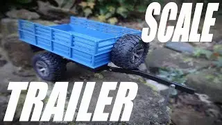 How To Make A Scale Trailer For Your RC From Spare Parts.