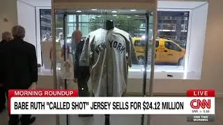 Babe Ruth's Jersey Sold for $24.12 million