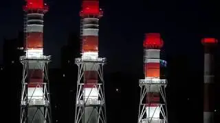 Проект архитектурного освещения Лукойл Ростовэнерго Центральная котельная